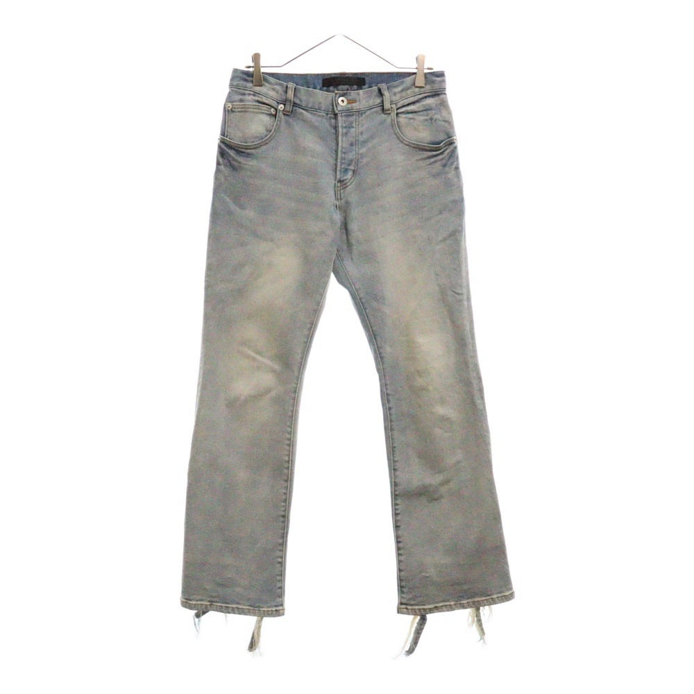 JUN / NAKAYAMA(ジュンナカヤマ) Flare Denim Pants ダメージ加工 フレアデニムパンツ インディゴ