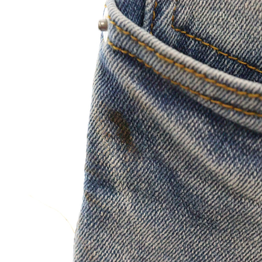 JUN / NAKAYAMA(ジュンナカヤマ) Flare Denim Pants ダメージ加工 フレアデニムパンツ インディゴ