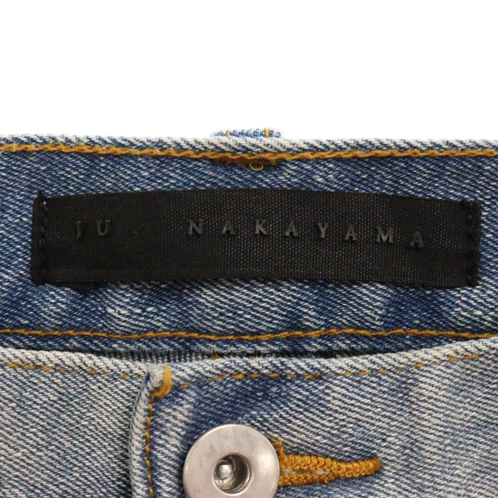 JUN / NAKAYAMA(ジュンナカヤマ) Flare Denim Pants ダメージ加工 フレアデニムパンツ インディゴ
