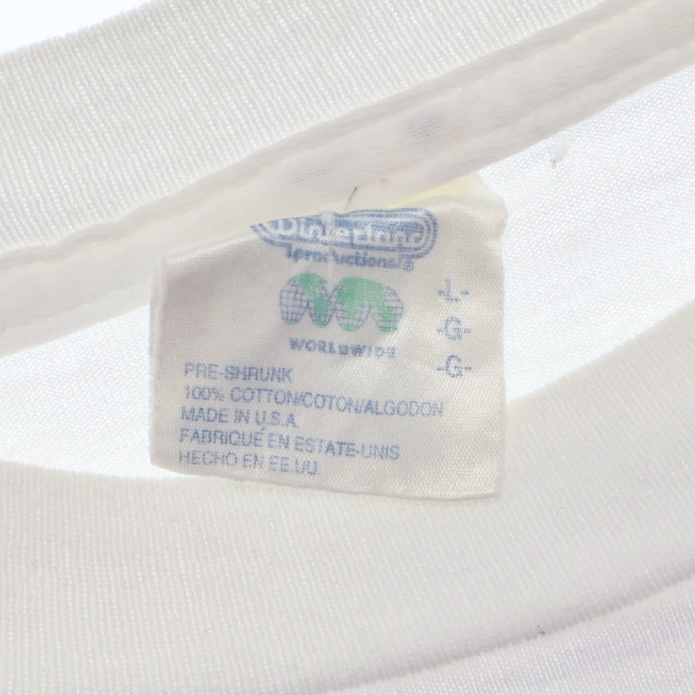 VINTAGE(ヴィンテージ) 90s BJORK 1995 POST TEE ビョーク 両面プリント半袖Tシャツ カットソー ホワイト