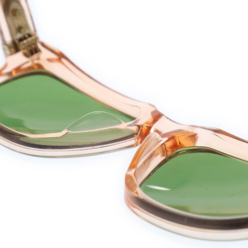 CHROME HEARTS(クロムハーツ) MIDIXATHRILL CHプラス クリアフレーム ウェリントンサングラス アイウェア 眼鏡 オレンジ/グリーン