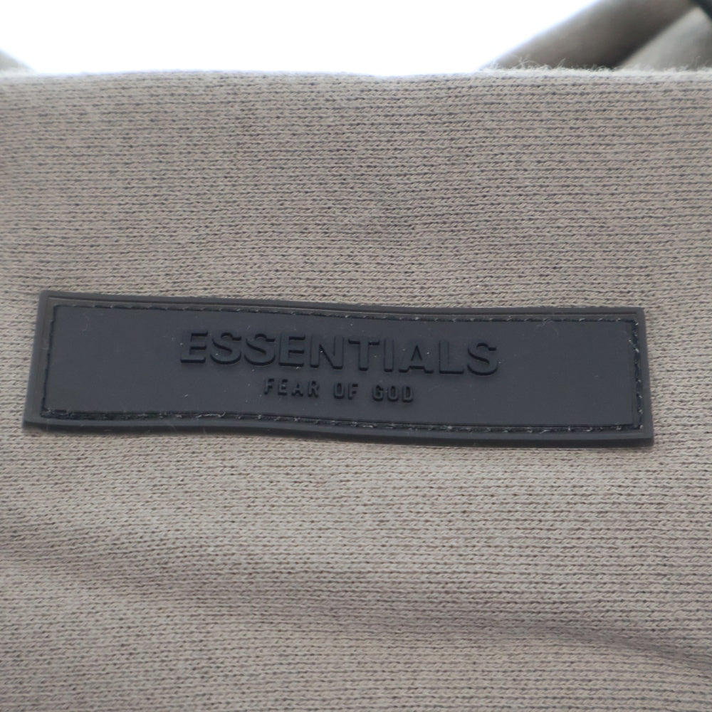 FEAR OF GOD ESSENTIALS(フィアオブゴッド エッセンシャルズ) HOODIE フロントフェルトロゴ プルオーバースウェットパーカー フーディー ブラウン