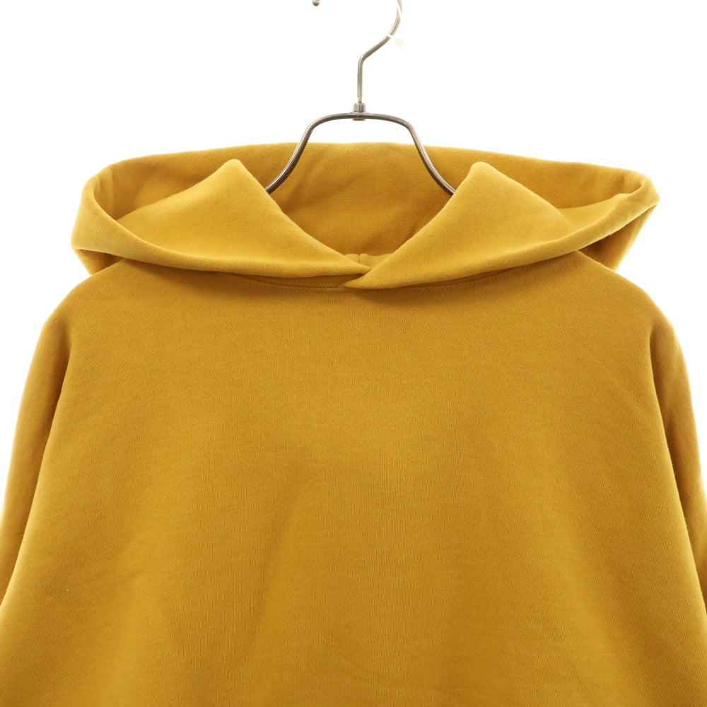 FEAR OF GOD ESSENTIALS(フィアオブゴッド エッセンシャルズ) HOODIE バックリフレクターロゴ プルオーバースウェットパーカー フーディー マスタード