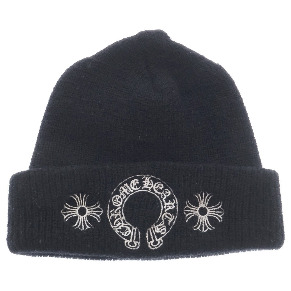 CHROME HEARTS(クロムハーツ) WOOL WATCH CAP CHプラスホースシューニットキャップ ビーニー帽子