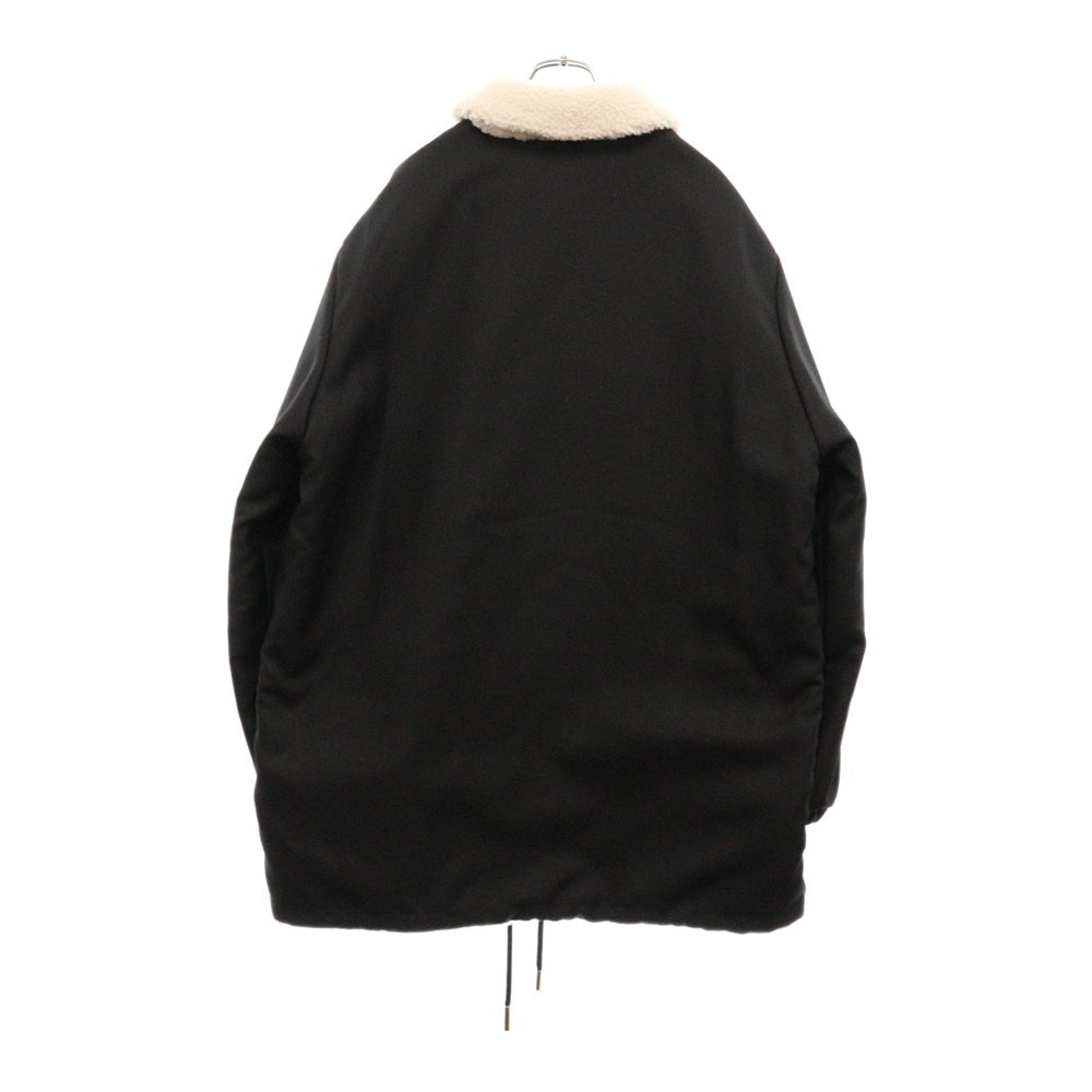 MONCLER(モンクレール) ROC NATION JAY-Z モンクレールジーニアスムートンコート ブラック/ホワイト I209W 1A00004 M3385