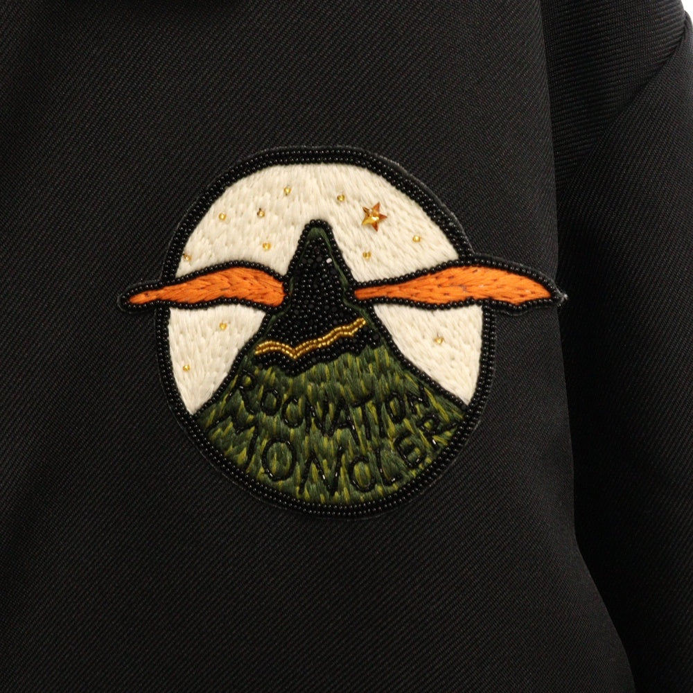 MONCLER(モンクレール) ROC NATION JAY-Z モンクレールジーニアスムートンコート ブラック/ホワイト I209W 1A00004 M3385
