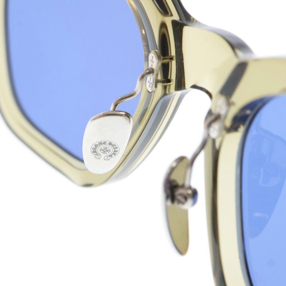 CHROME HEARTS(クロムハーツ) CUMPTION-A クリアフレーム ウェリントンサングラス アイウェア 眼鏡 グレー