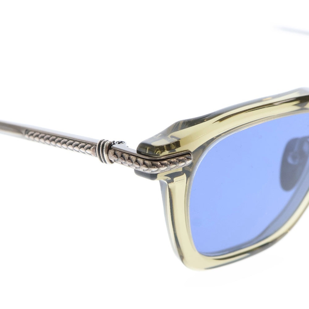 CHROME HEARTS(クロムハーツ) CUMPTION-A クリアフレーム ウェリントンサングラス アイウェア 眼鏡 グレー