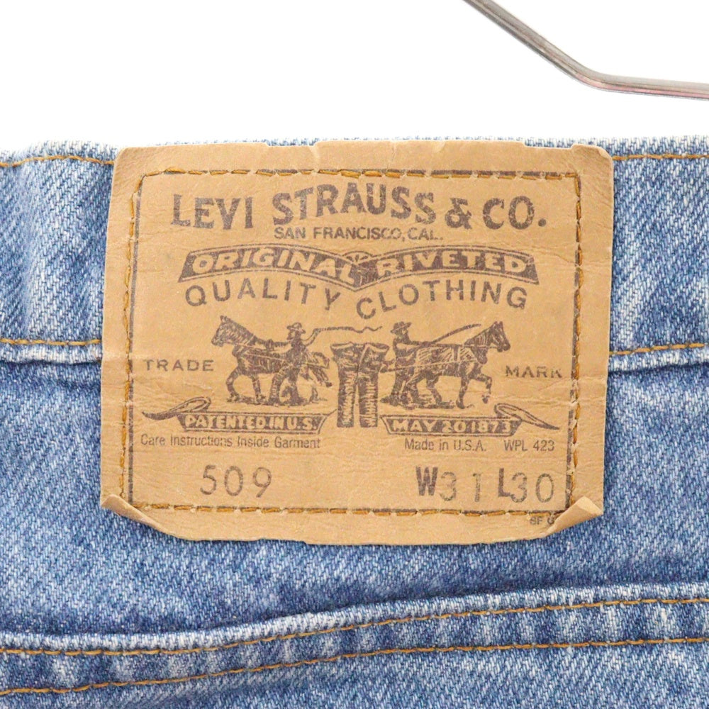 Levi's(リーバイス) 90S 509 ジップフライ ストレートデニムパンツ ジーンズ インディゴ 40509-0214