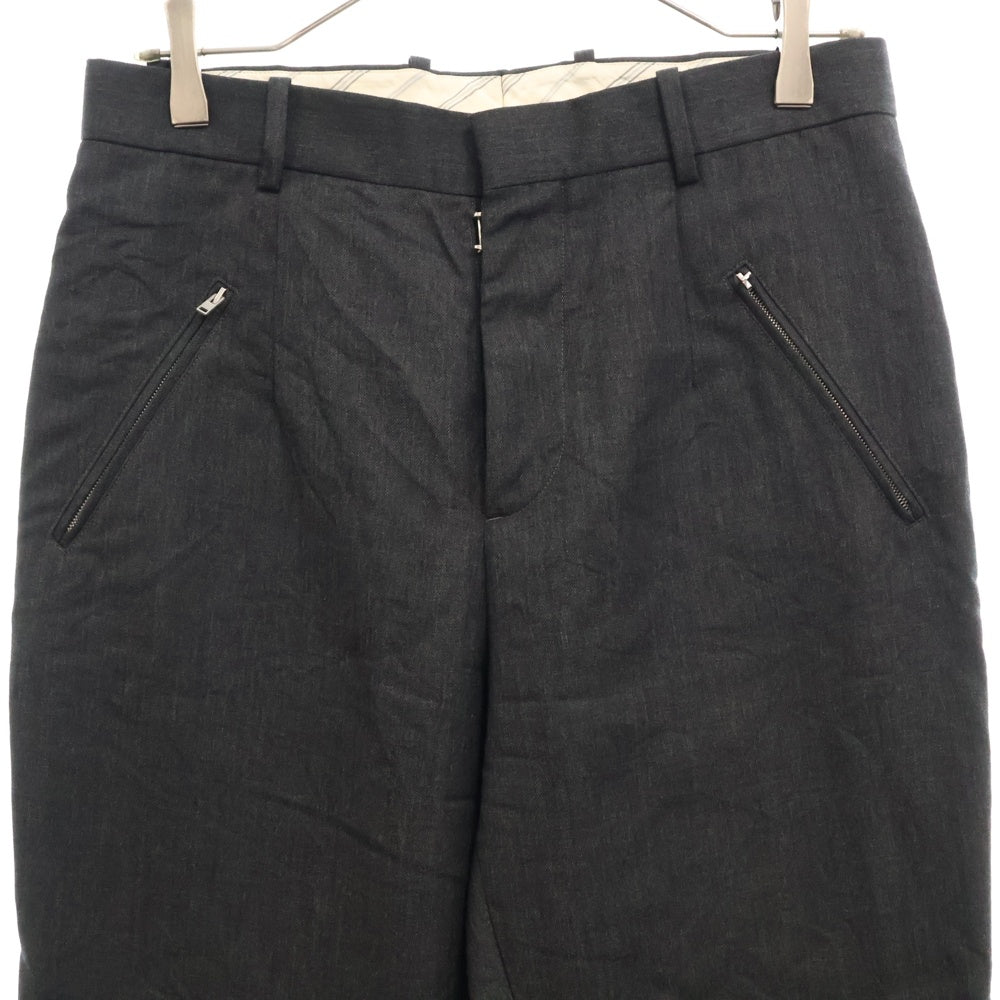 Maison Margiela 14(メゾンマルジェラ) 21AW WOOL SLACKS PANTS ウールスラックスパンツ グレー S50KA0568 S47798