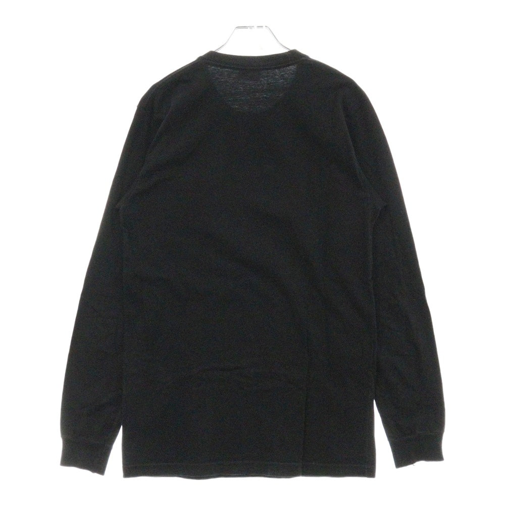 SUPREME(シュプリーム) 15AW ×COMME des GARCONS Logo L/S Tee ×コムデギャルソン ロゴプリント ロングスリーブ 長袖Tシャツ ブラック