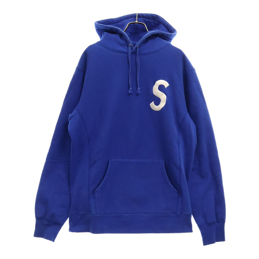 SUPREME(シュプリーム) 15AW S Logo Hooded Sweatshirt Sロゴ プルオーバーパーカー スウェット ブルー