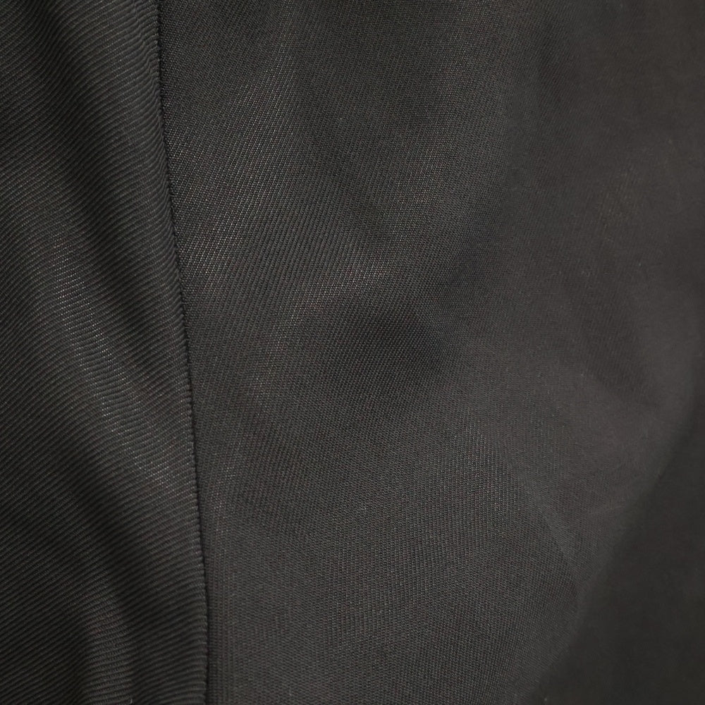 SAINT LAURENT PARIS(サンローランパリ) 15AW エディ期 ノータックスラックスパンツ ウール ブラック 398837 YYL09