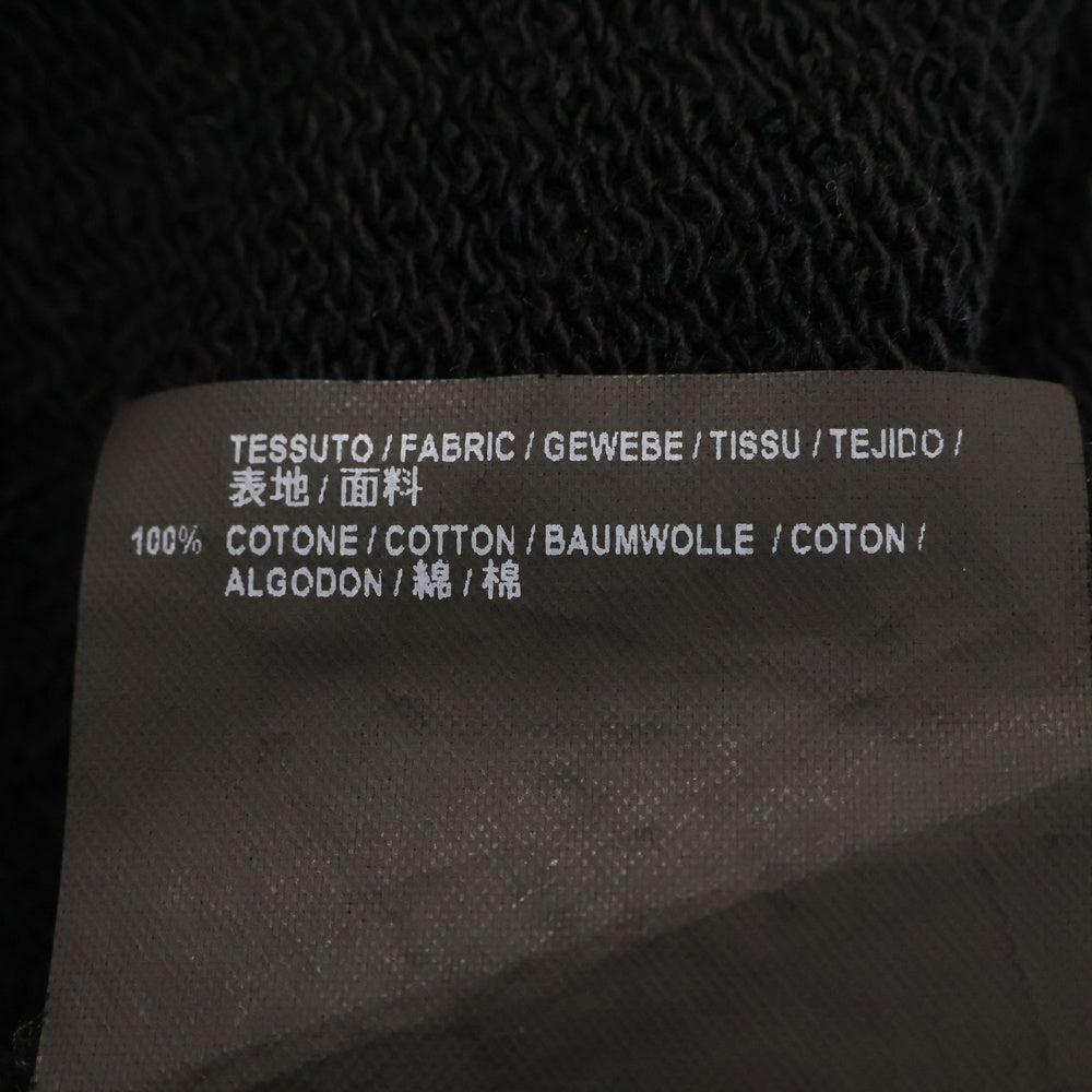 BALENCIAGA(バレンシアガ) 17AW Hoodie フードロゴプリント プルオーバースウェットパーカー フーディー ブラック 528351 TAV37