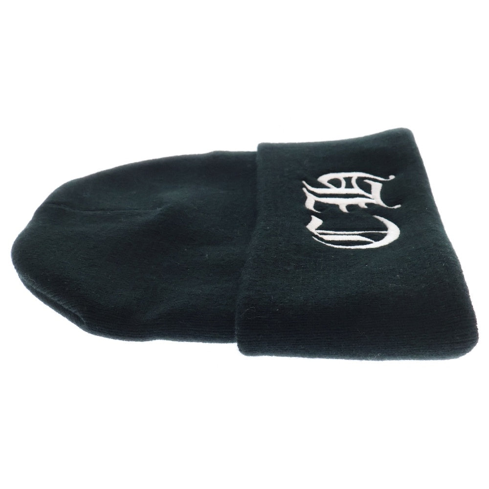 CHROME HEARTS(クロムハーツ) WATCH CAP ワッチキャップ CHロゴ刺繍ビーニー ニットキャップ 帽子 ブラック