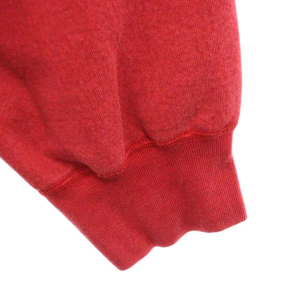 SUPREME(シュプリーム) 25SS Washed Box Logo Crewneck ウォッシュ加工 ボックスロゴ クルーネック トレーナー レッド