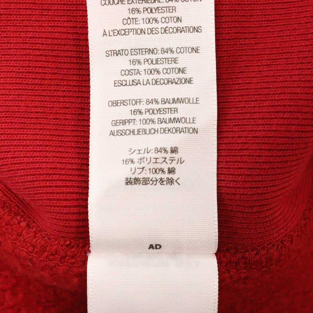 SUPREME(シュプリーム) 25SS Washed Box Logo Crewneck ウォッシュ加工 ボックスロゴ クルーネック トレーナー レッド