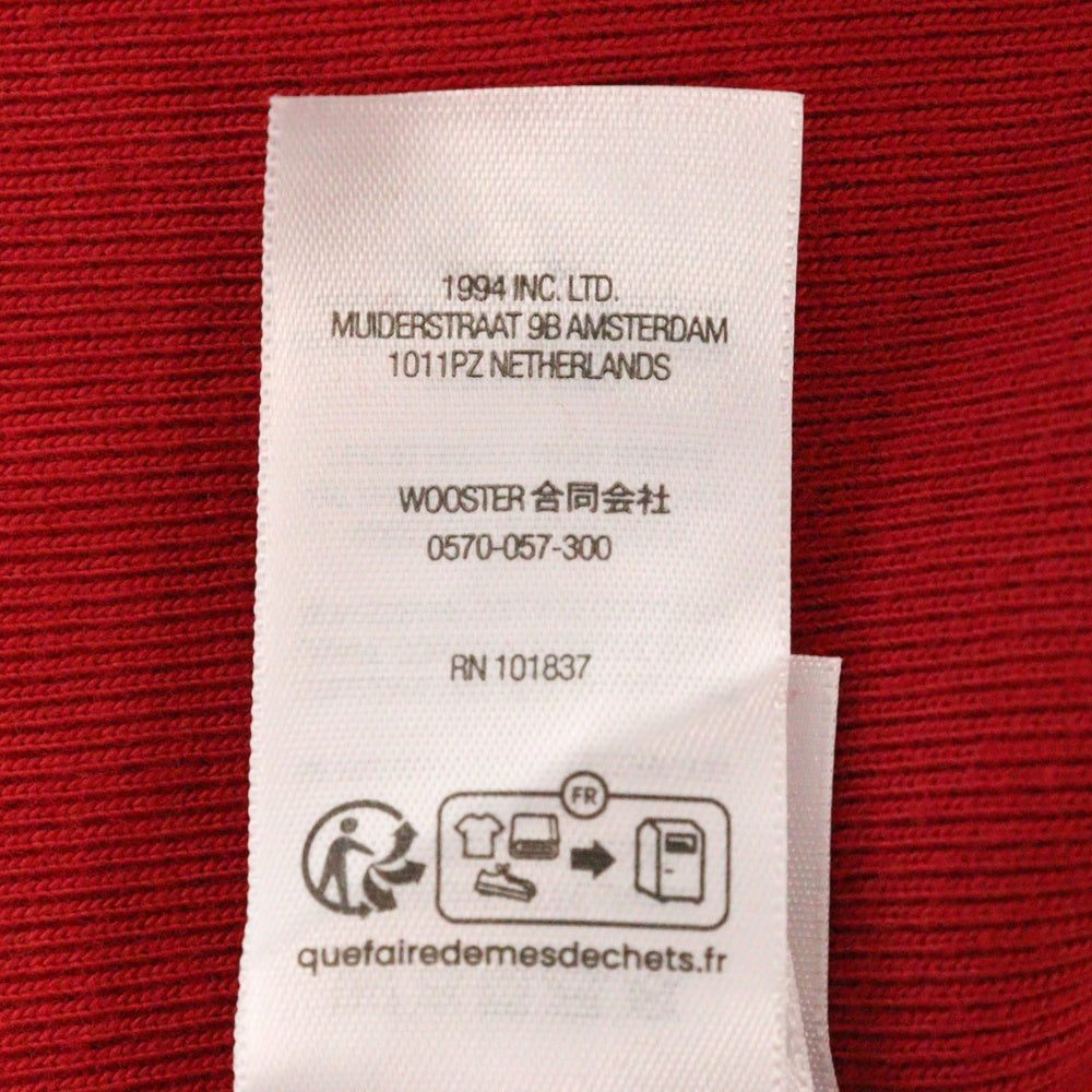 SUPREME(シュプリーム) 25SS Washed Box Logo Crewneck ウォッシュ加工 ボックスロゴ クルーネック トレーナー レッド