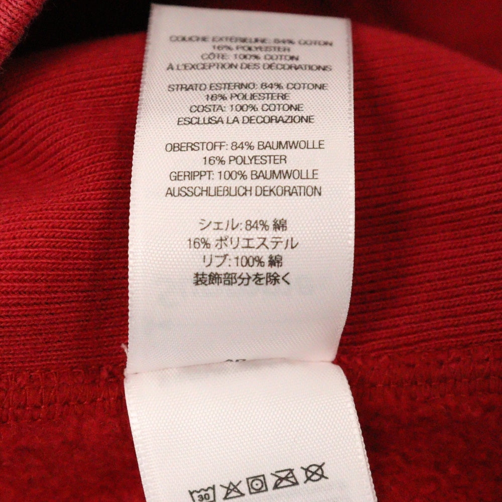 SUPREME(シュプリーム) 25SS Washed Box Logo Crewneck ウォッシュ加工 ボックスロゴ クルーネック トレーナー レッド
