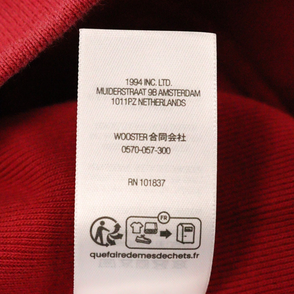 SUPREME(シュプリーム) 25SS Washed Box Logo Crewneck ウォッシュ加工 ボックスロゴ クルーネック トレーナー レッド