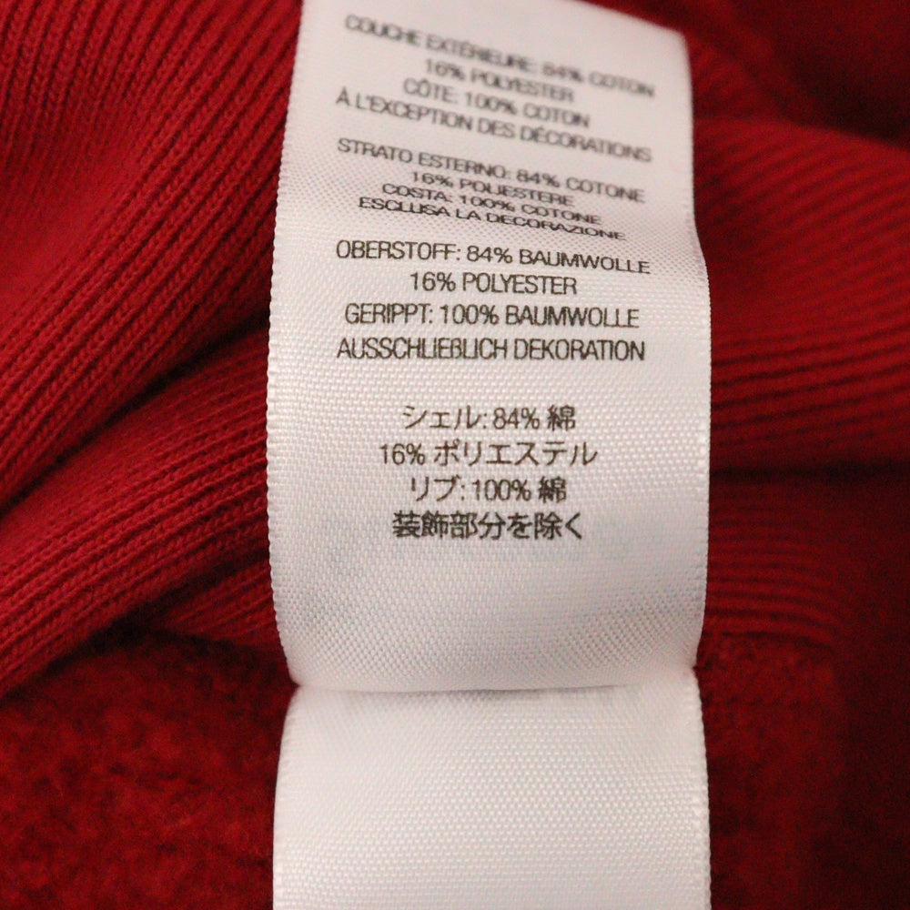 SUPREME(シュプリーム) 25SS Washed Box Logo Crewneck ウォッシュ加工 ボックスロゴ クルーネック トレーナー レッド