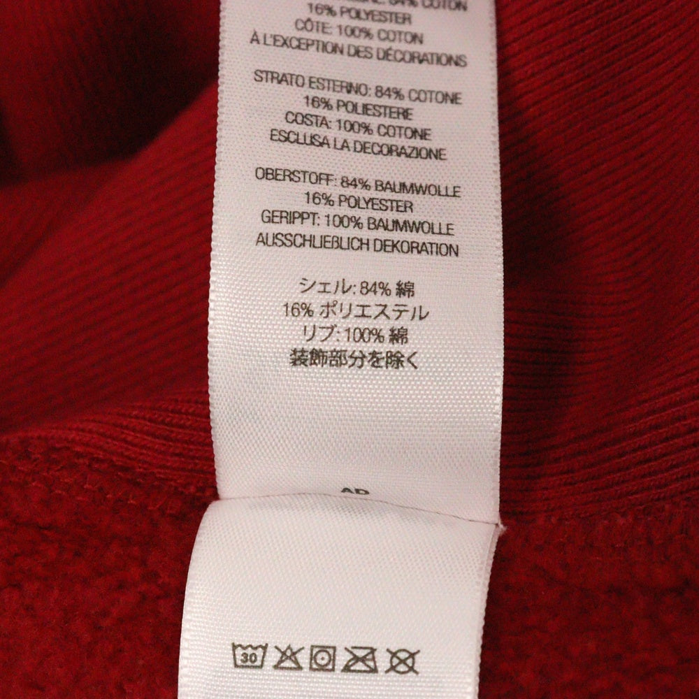 SUPREME(シュプリーム) 25SS Washed Box Logo Crewneck ウォッシュ加工 ボックスロゴ クルーネック トレーナー レッド
