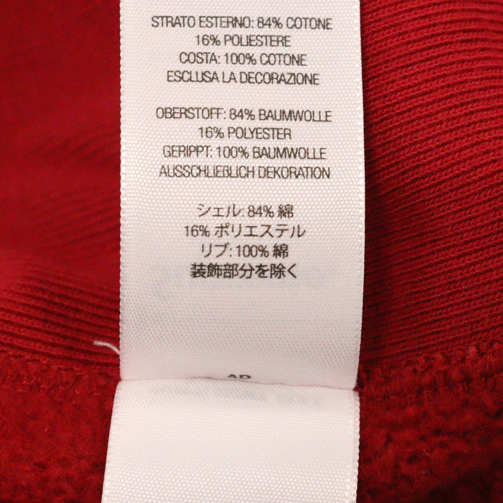 SUPREME(シュプリーム) 25SS Washed Box Logo Crewneck ウォッシュ加工 ボックスロゴ クルーネック トレーナー レッド