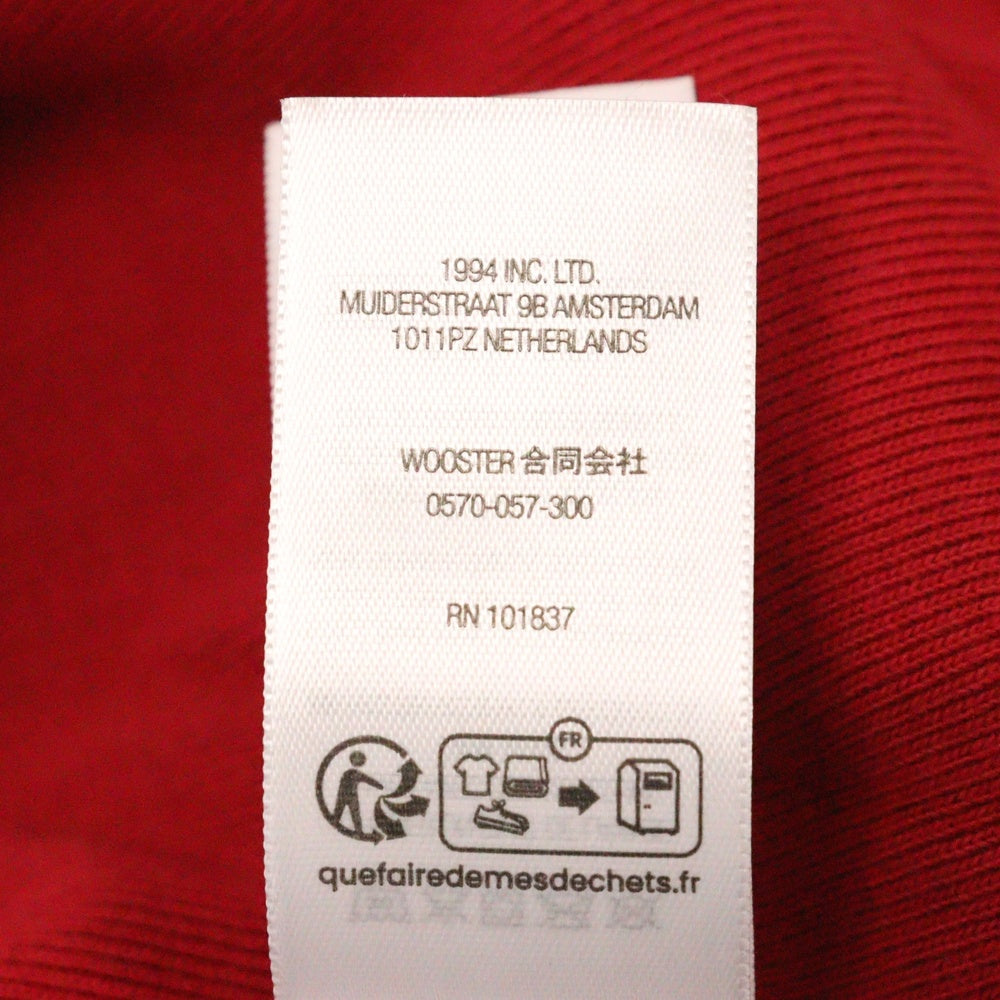 SUPREME(シュプリーム) 25SS Washed Box Logo Crewneck ウォッシュ加工 ボックスロゴ クルーネック トレーナー レッド