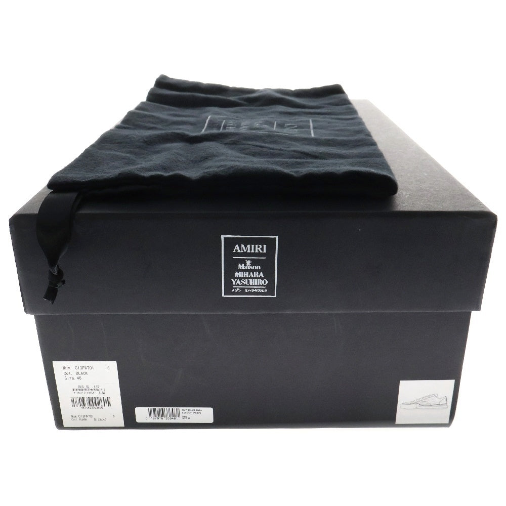 AMIRI(アミリ) ×MIHARA YASUHIRO PETERSON OG Sole Canvas Low-top Sneaker ピーターソン OG ソール キャンバス ロートップスニーカー ブラック/ホワイト C13FW701
