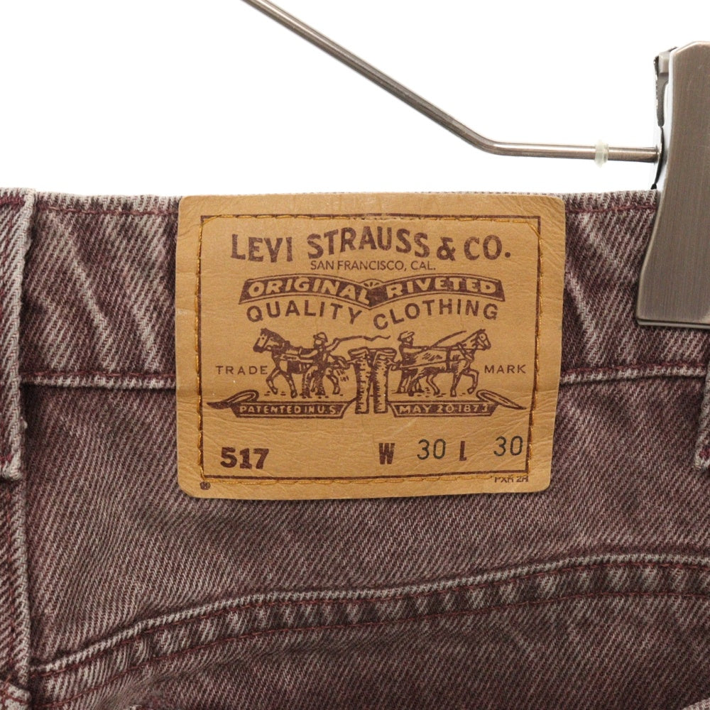 Levi's(リーバイス) 517 ブーツカットデニムパンツ ブラウン 40517-3483