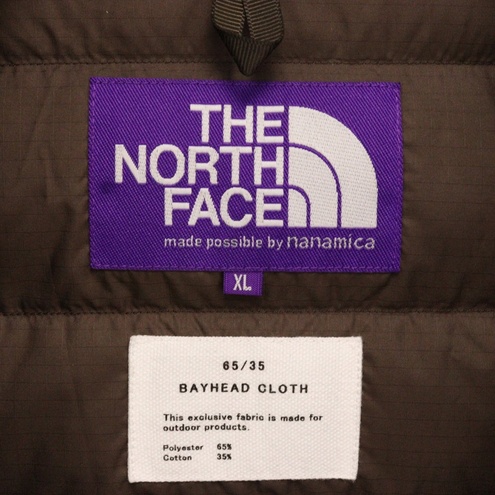 THE NORTH FACE PURPLE LABEL(ノースフェイスパープルレーベル) JOURNAL STANDARD Short Down Jacket ジャーナルスタンダード 光電子 ショートダウンジャケット ブラウン N24FA097