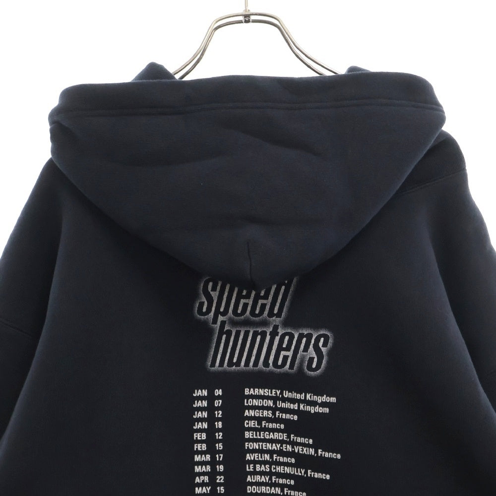 BALENCIAGA(バレンシアガ) 19AW Speed Hunters Hoodie スピードハンターズ プルオーバースウェットパーカー フーディー ネイビー 541873 TCV37