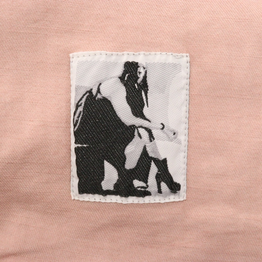 DRKSHDW(ダークシャドウ) Distressed Effect Cropped Denim Jacket クロップド ダメージ加工デニムジャケット ピンク DS01C6709-SLH