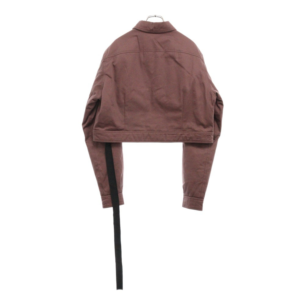 DRKSHDW(ダークシャドウ) Cape Sleeve Cropped Outershirt クロップド コットンツイル ジャケット ピンク DS02C5702-TW