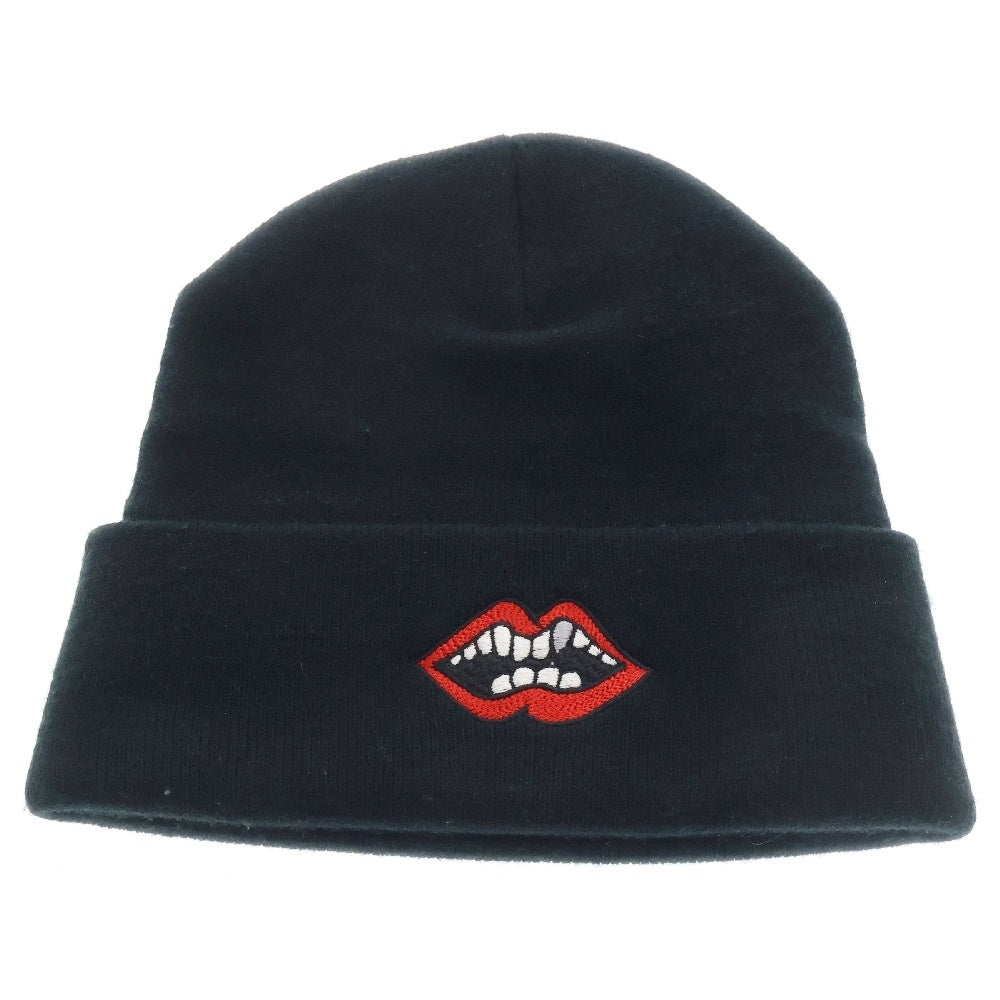 CHROME HEARTS(クロムハーツ) ×MATTY BOY PPO WOOL WATCH CAP マッティボーイ チョンパー刺繍ニットキャップ ビーニー ニット帽 ブラック