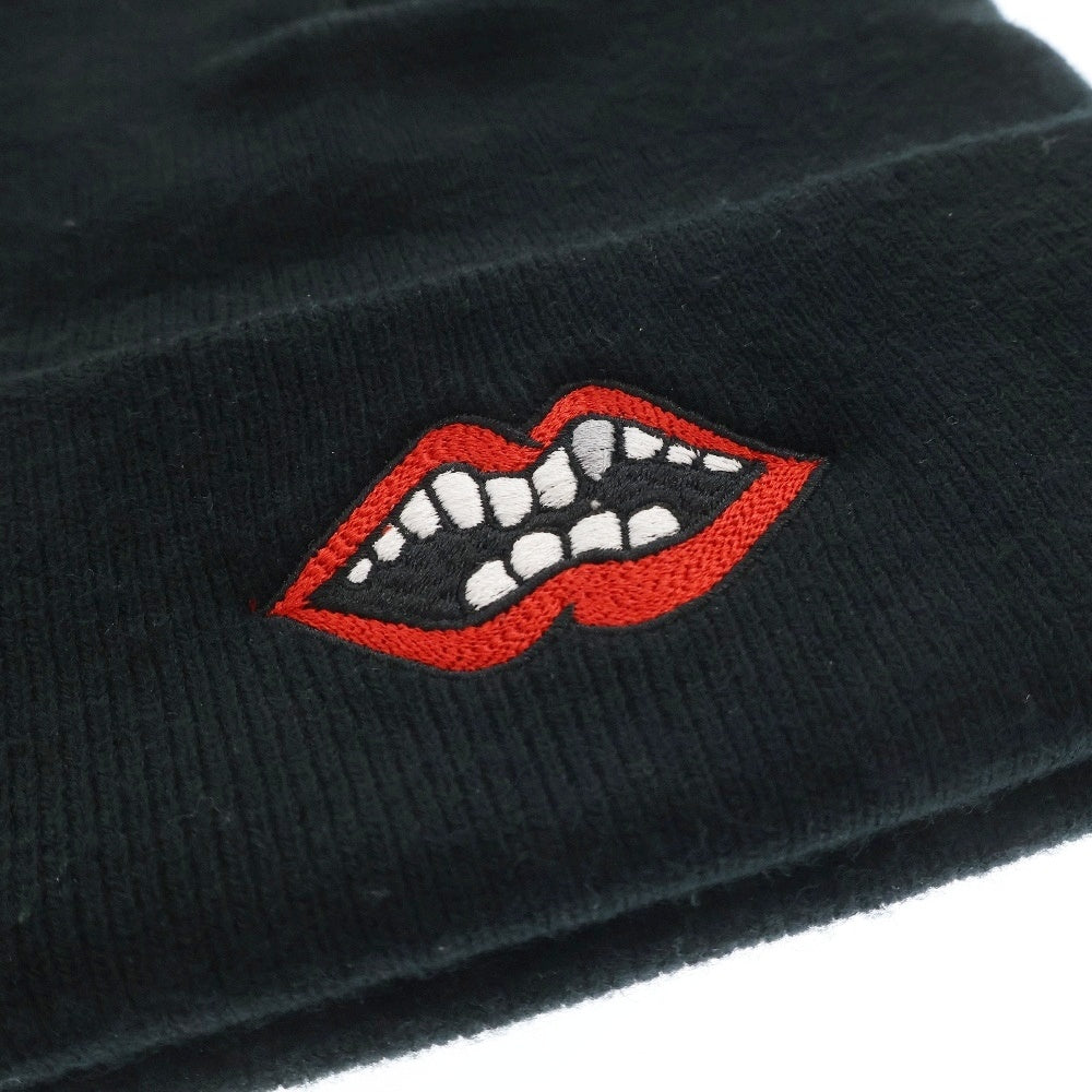 CHROME HEARTS(クロムハーツ) ×MATTY BOY PPO WOOL WATCH CAP マッティボーイ チョンパー刺繍ニットキャップ ビーニー ニット帽 ブラック