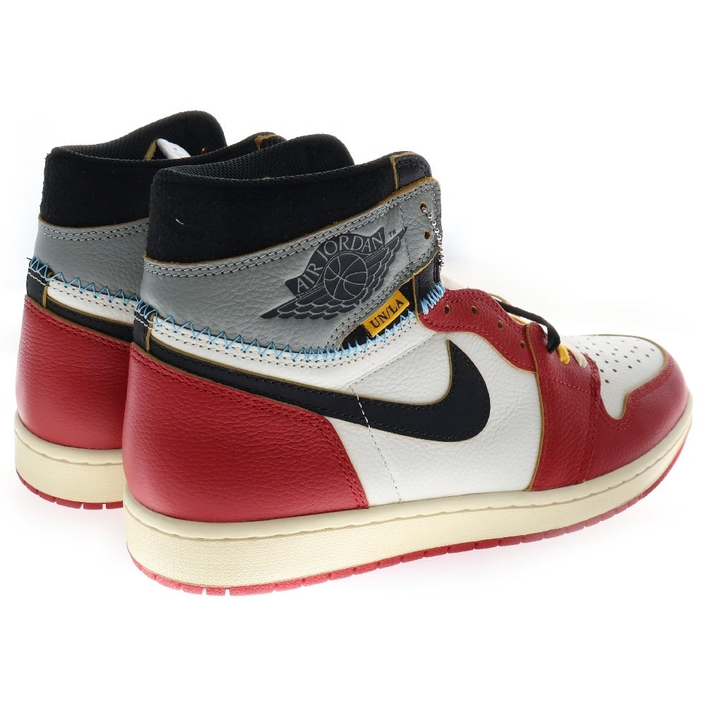 NIKE(ナイキ) ×UNION ユニオン AIR JORDAN 1 RETRO HIGH OG Chicago エアジョーダン1 ハイ ハイカットスニーカー シカゴ レッド/ホワイト US10.5/28.5cm HV8563-600