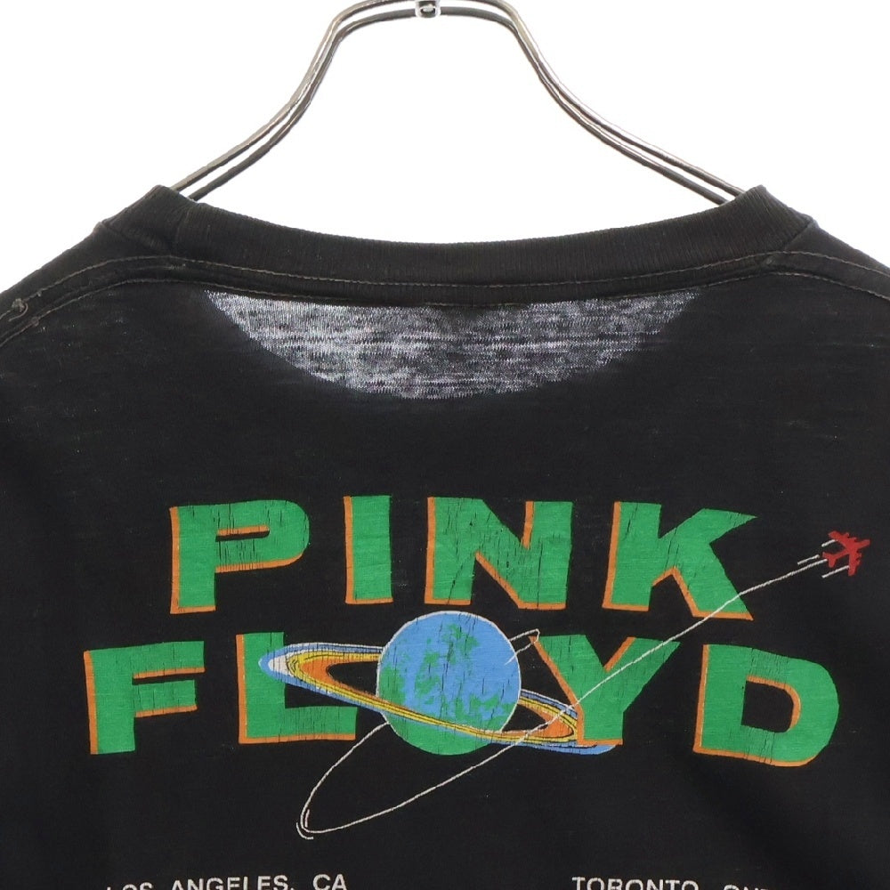 VINTAGE(ヴィンテージ) 80S PINK FLOYD US TOUR T-SHIRT ピンクフロイド アメリカツアー 半袖Tシャツ バンドTシャツ バンT ブラック