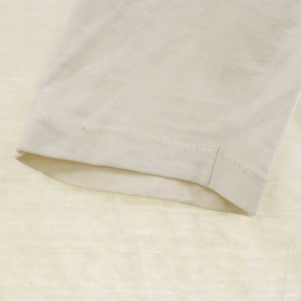 VINTAGE(ヴィンテージ) 70S Champion チャンピオン 染込み4段 七分丈Tシャツ フットボールシャツ ホワイト