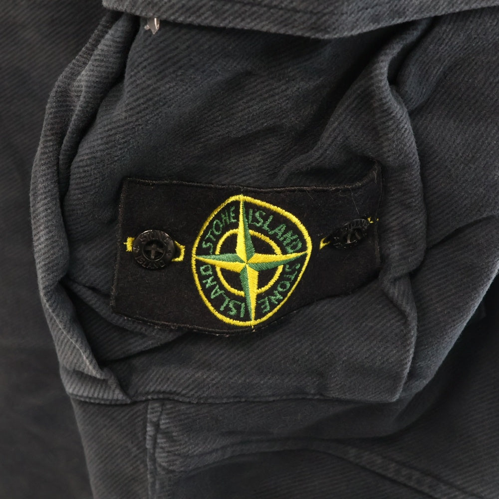 STONE ISLAND(ストーンアイランド) RE-T Cargo Pants ロゴワッペン カーゴパンツ ネイビー 771531805