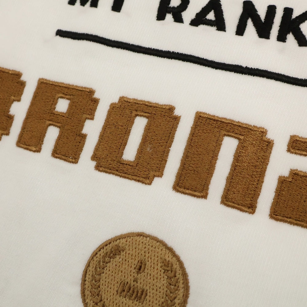 VAULTROOM(ボルトルーム) BRONZE L/S TEE フロント刺繍 長袖Tシャツ ロンT カットソー ホワイト