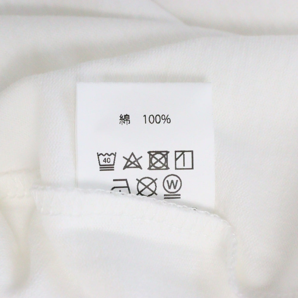 VAULTROOM(ボルトルーム) DIAMOND L/S TEE フロント刺繍 長袖Tシャツ ロンT カットソー ホワイト