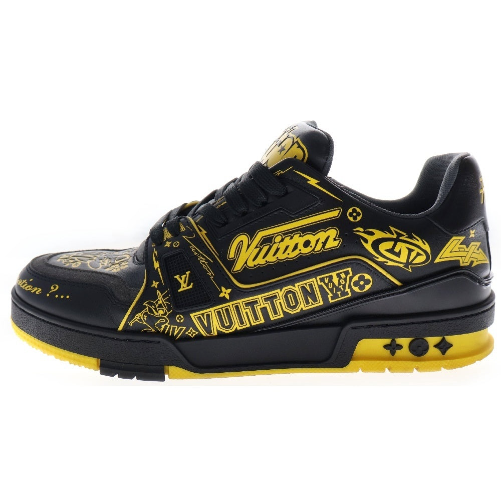 LOUIS VUITTON(ルイヴィトン) LV Trainer Graffiti LVトレイナー グラフィティ ローカットスニーカー ブラック/イエロー
