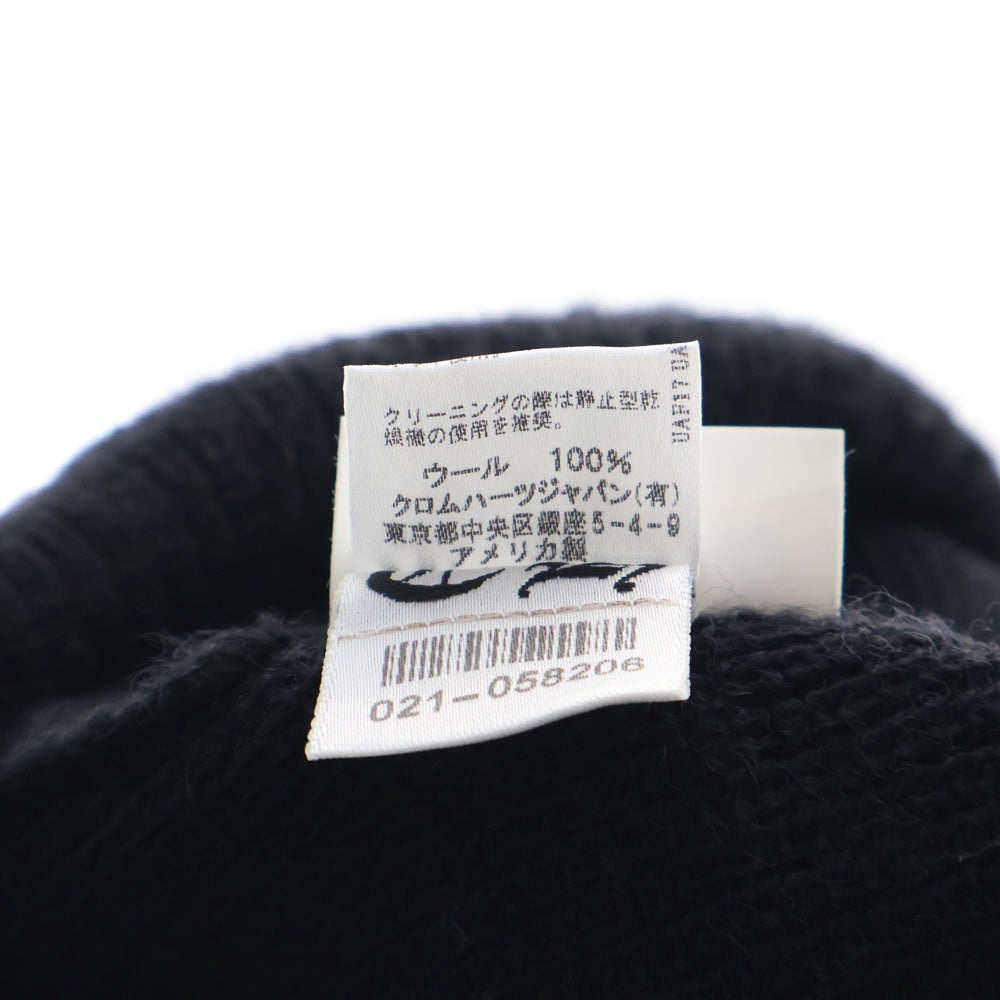 CHROME HEARTS(クロムハーツ) WOOL WATCH CAP CHプラスホースシューニットキャップ ビーニー帽子 ブラック