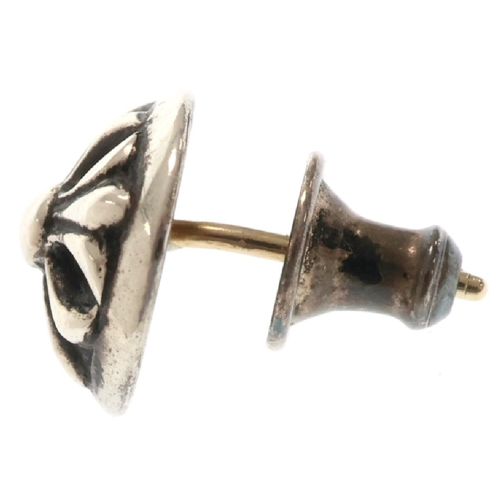 CHROME HEARTS(クロムハーツ) STUD CRSBLL クロスボールスタッドピアス シルバー BCA110