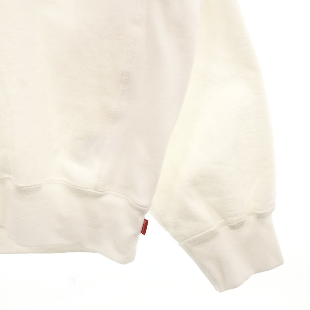 SUPREME(シュプリーム) 25SS Washed Box Logo Crewneck ウォッシュ加工 ボックスロゴ クルーネック トレーナー ホワイト