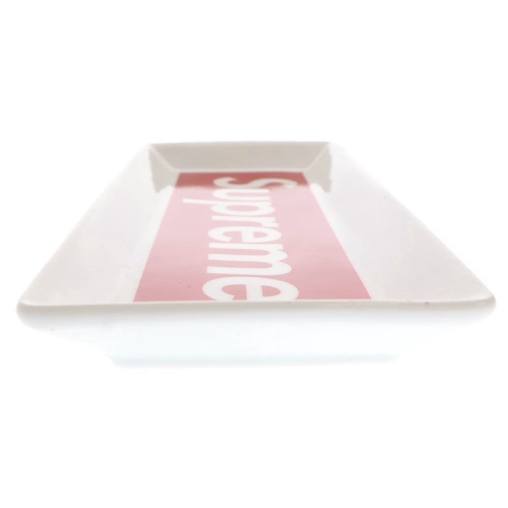 SUPREME(シュプリーム) 14AW Ceramic Tray セラミックトレイ ボックスロゴ プレート ホワイト ■