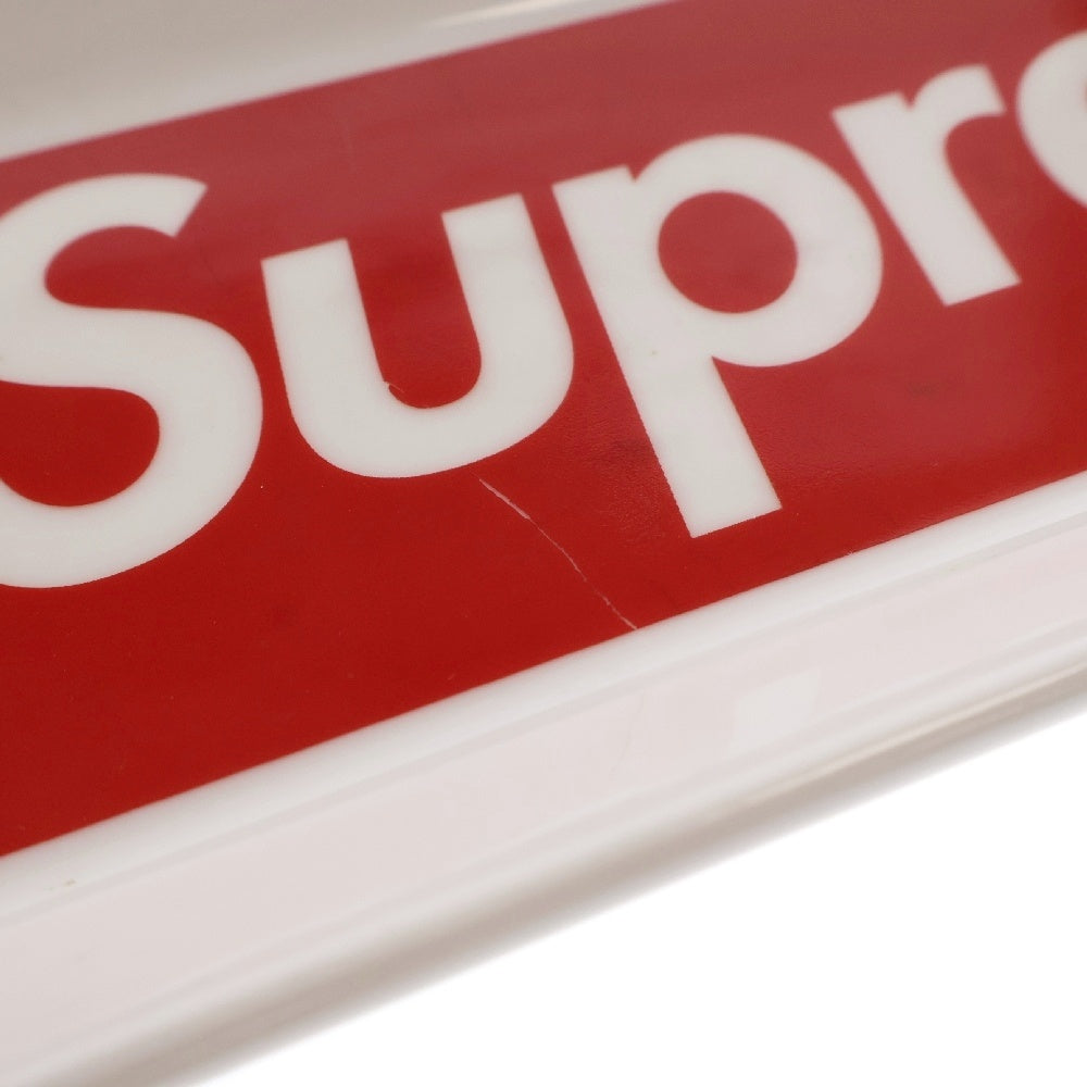 SUPREME(シュプリーム) 14AW Ceramic Tray セラミックトレイ ボックスロゴ プレート ホワイト ■