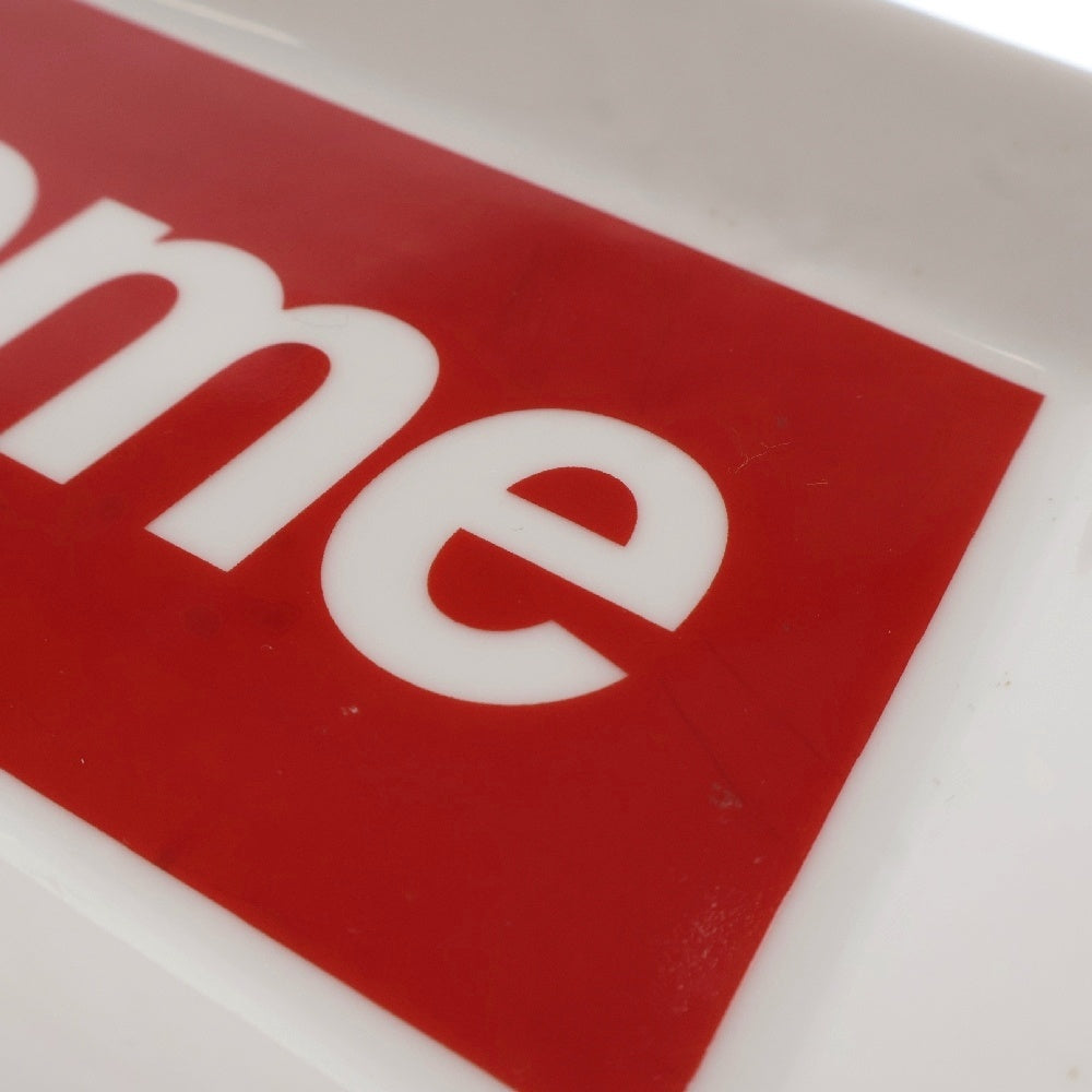 SUPREME(シュプリーム) 14AW Ceramic Tray セラミックトレイ ボックスロゴ プレート ホワイト ■