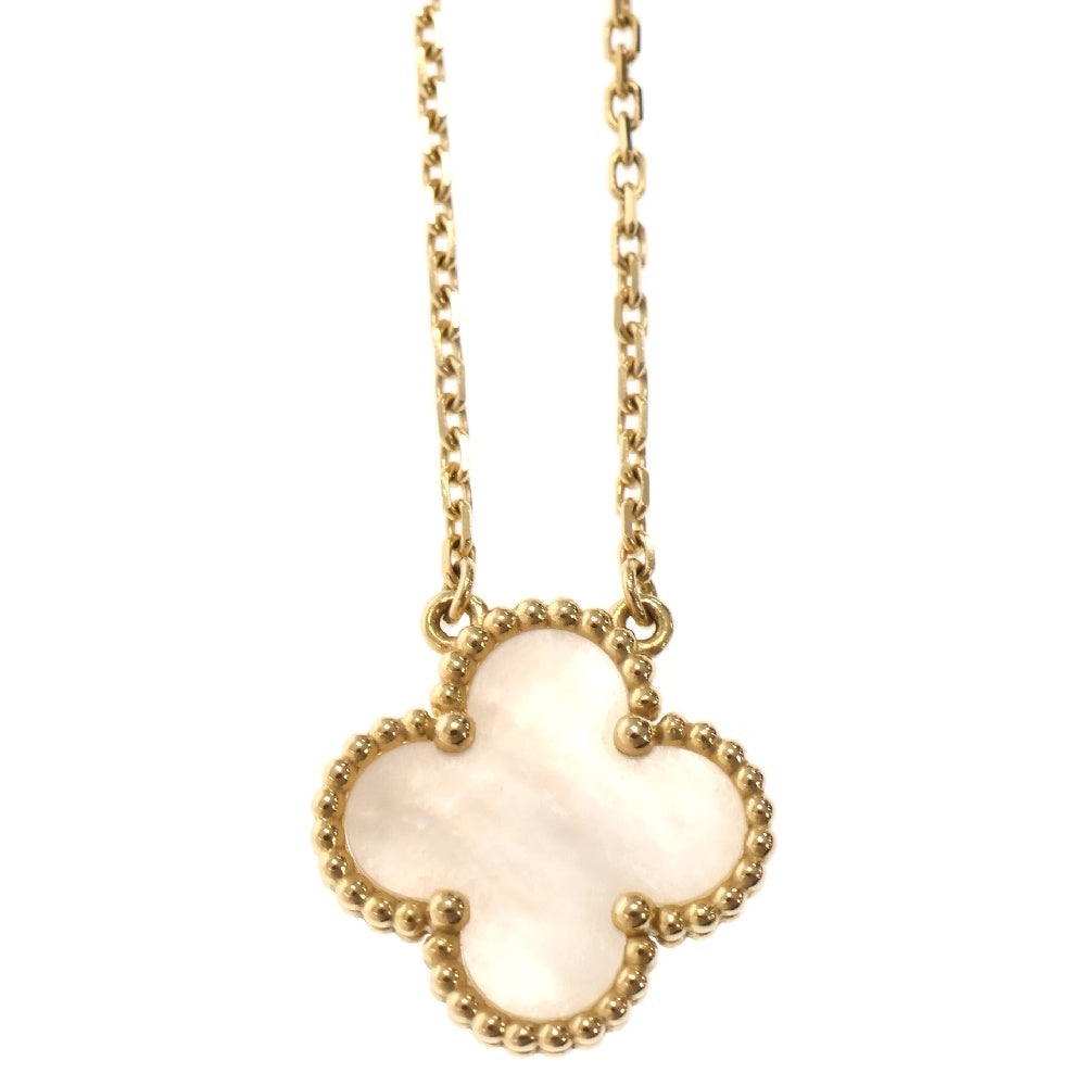 Van Cleef & Arpels(ヴァンクリーフアンドアーペル) ヴィンテージアルハンブラ マザーオブパール ネックレス ゴールド VCARA45900